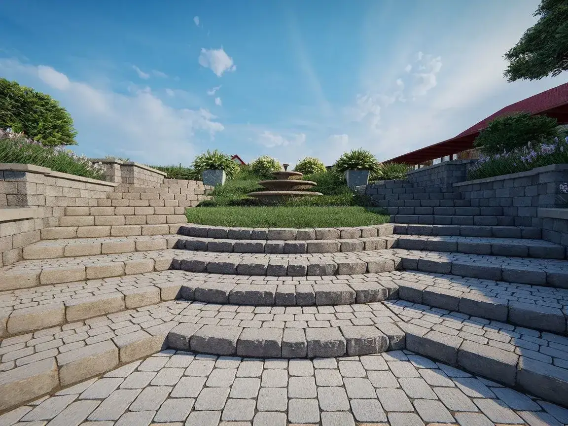 Zdjęcie Ile kosztują schody z kostki brukowej? Sprawdź, co wpływa na cenę