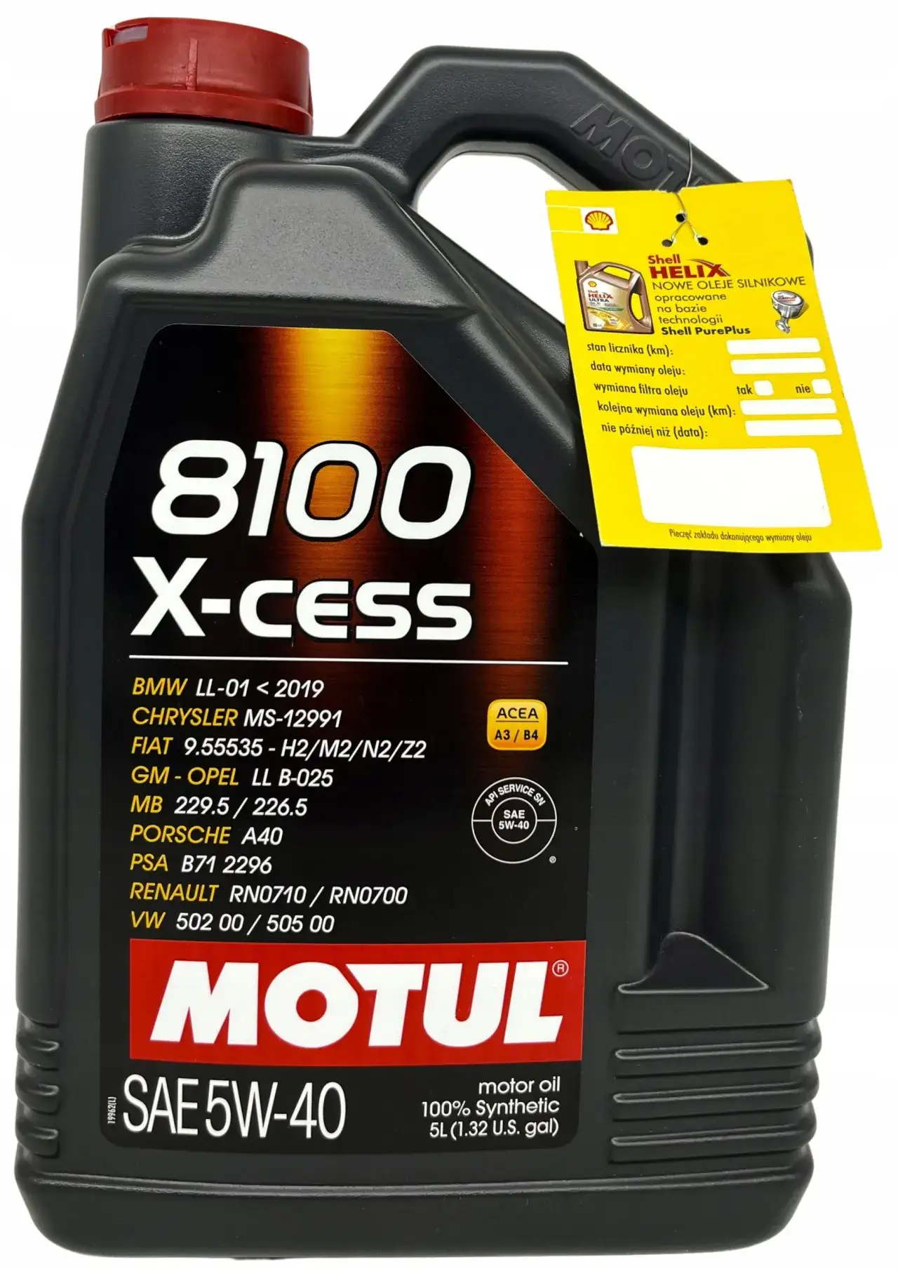 Zdjęcie Motul X-cess 8100 - najlepszy olej do silników, który oszczędza paliwo