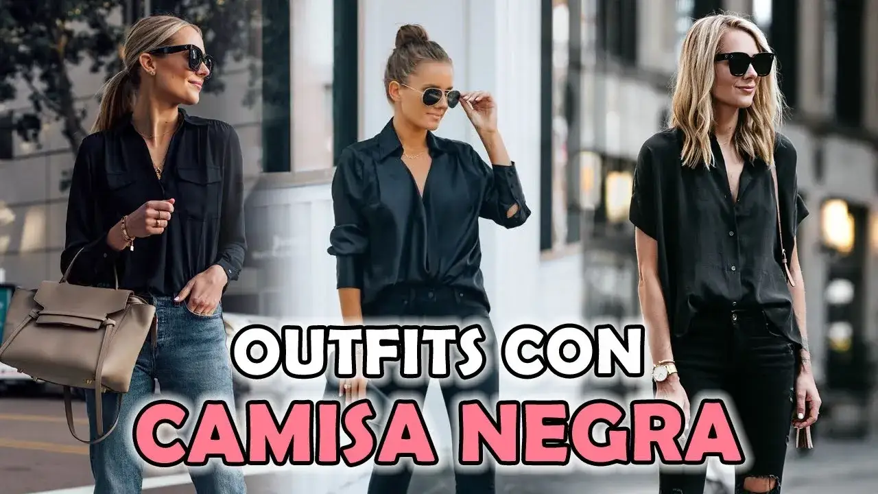 Zdjęcie Camisa negra: la gu&iacute;a definitiva para looks de impacto