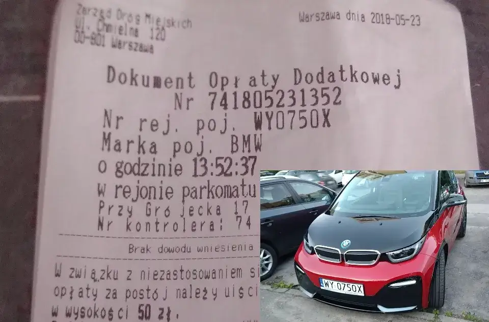 Zdjęcie Mandat za brak opłaty za parkowanie - wysokość kary w Polsce