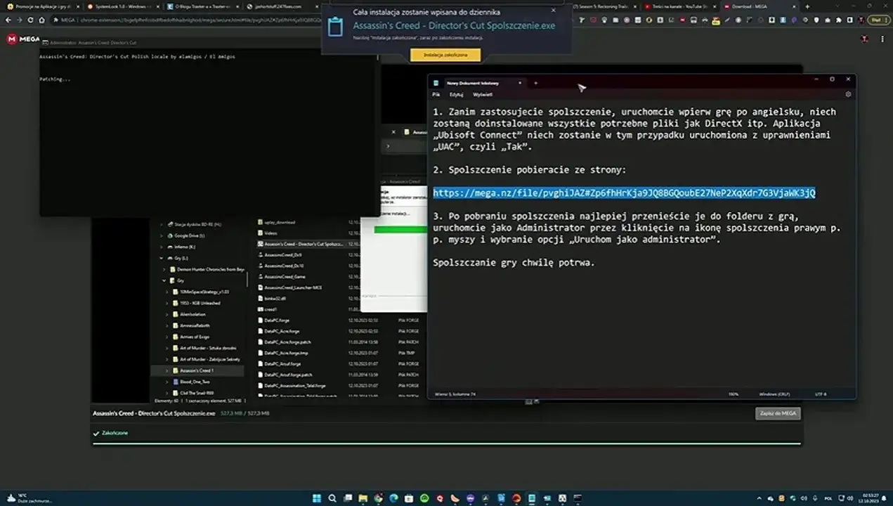 Zdjęcie Spolszczenie Assassin's Creed: jak pobrać i zainstalować polską wersję