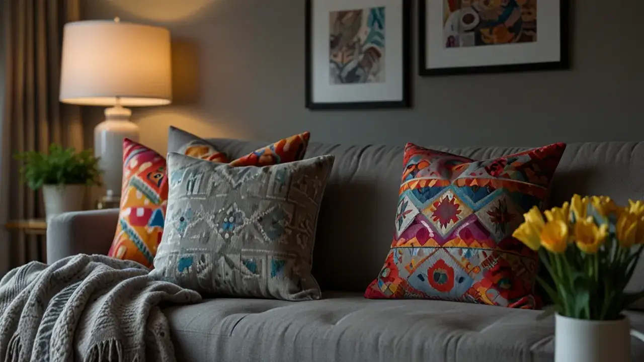 Zdjęcie Jak odmienić wnętrze? Postaw na zestaw poduszek dekoracyjnych