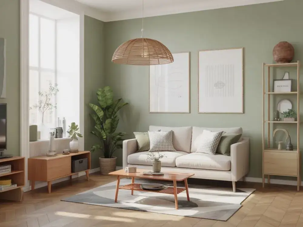 Zdjęcie Kolor miętowy ścian z czym łączyć, aby uniknąć nieharmonijnych efektów