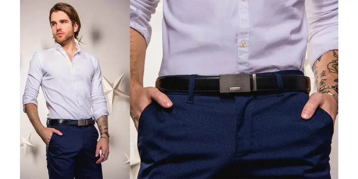 Zdjęcie Jak nosić pasek męski - niezbędne zasady stylizacji i dobierania dodatków