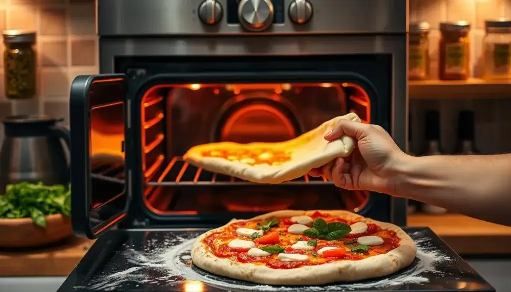 Zdjęcie W jakiej temperaturze piec pizzę w piekarniku elektrycznym, aby była idealna?