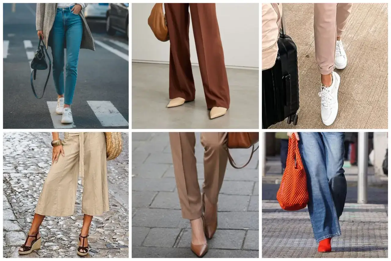 Zdjęcie Qué zapatos usar con pantalones anchos para un look perfecto y estiloso