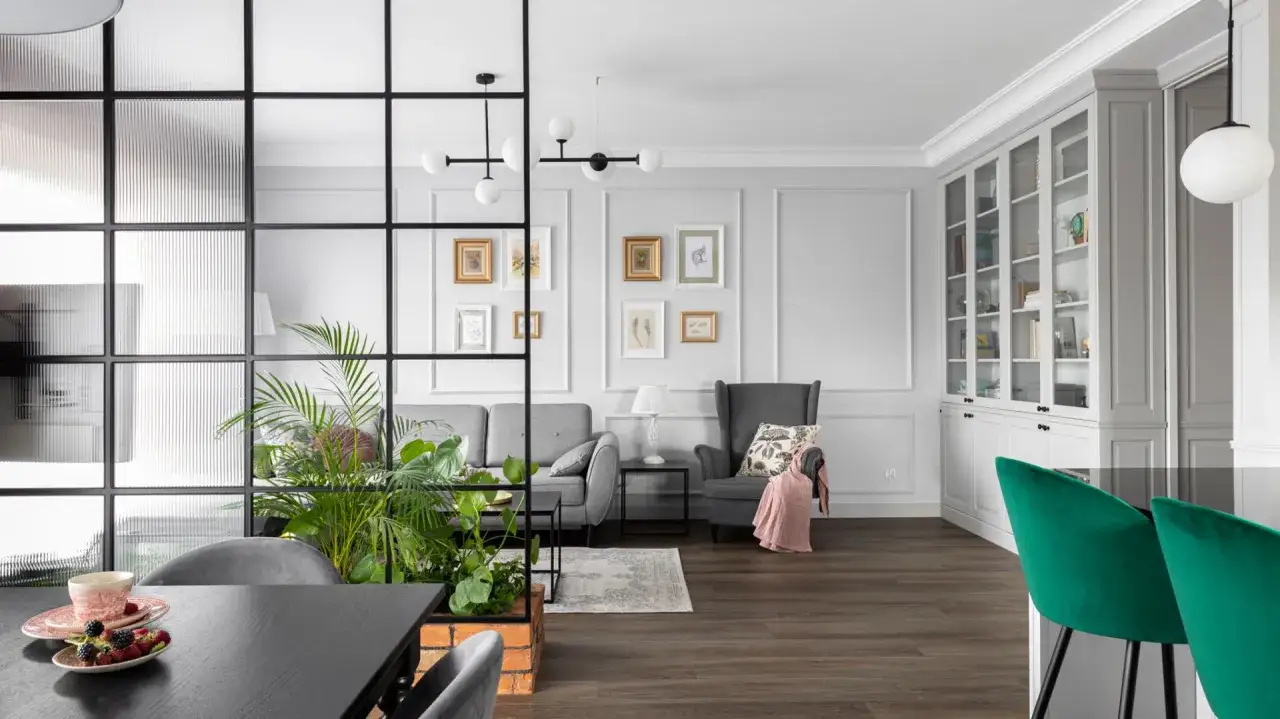 Zdjęcie Jak oddzielić aneks kuchenny od salonu: 10 inspirujących zdjęć
