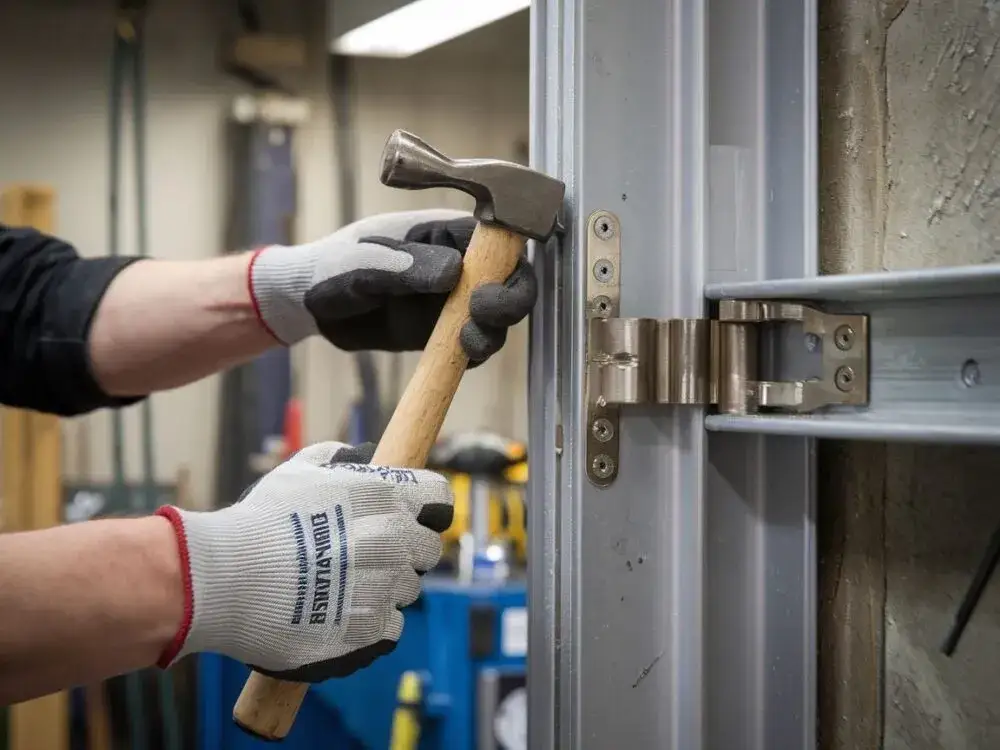 Zdjęcie Zawiasy do futryny metalowej - Jak zamontować zawias do metalowej futryny