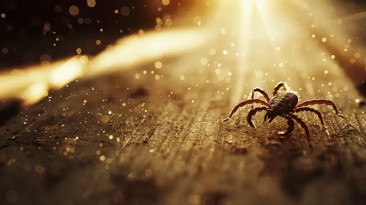 Zdjęcie Kleszcz i kurz na podłodze - znaczenie we śnie według sennika