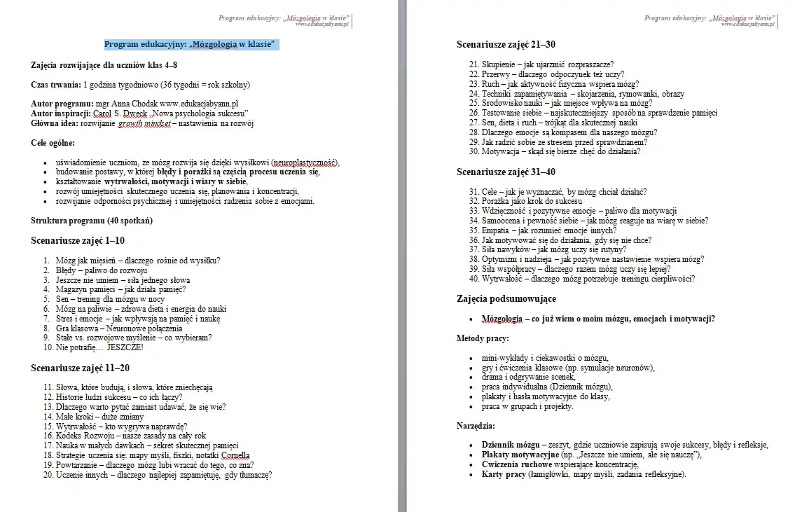 Zdjęcie Co to jest program działań edukacyjnych i jak wpływa na uczniów?