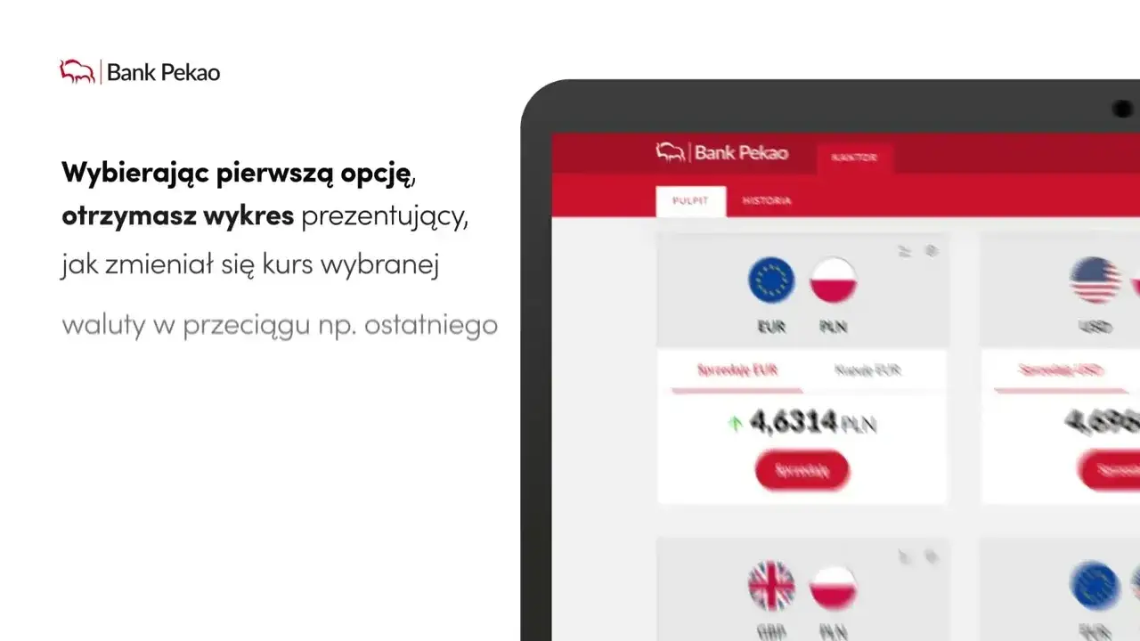 Zdjęcie Jak przewalutować pieniądze na koncie Pekao bez zbędnych opłat