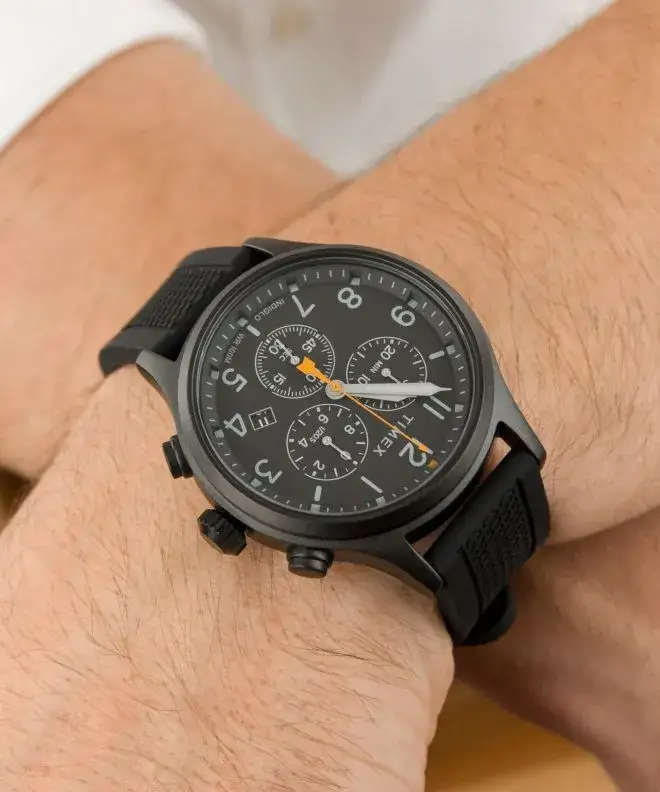 Zdjęcie Zegarek męski Timex TW2R47500 Allied Chrono czarny - pełne informacje i opinie