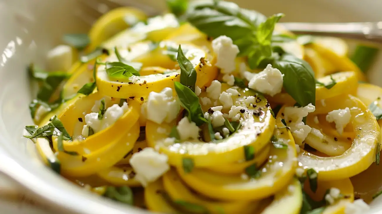 Zdjęcie Makaron z cukinią i fetą: Lekka kolacja na lato - Letnia uczta 