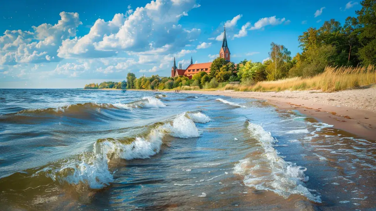 Zdjęcie Plaża Frombork: Relaks na piasku nad morzem. Musisz spróbować?