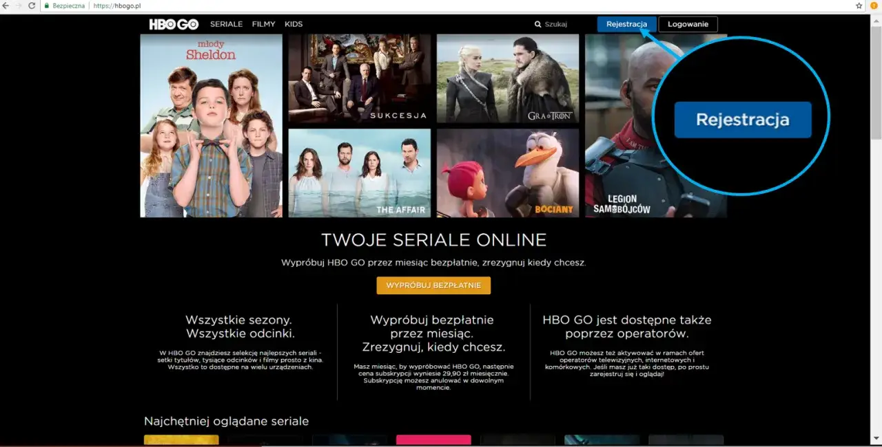 Zdjęcie Jak aktywować darmowy okres próbny HBO GO i uniknąć opłat