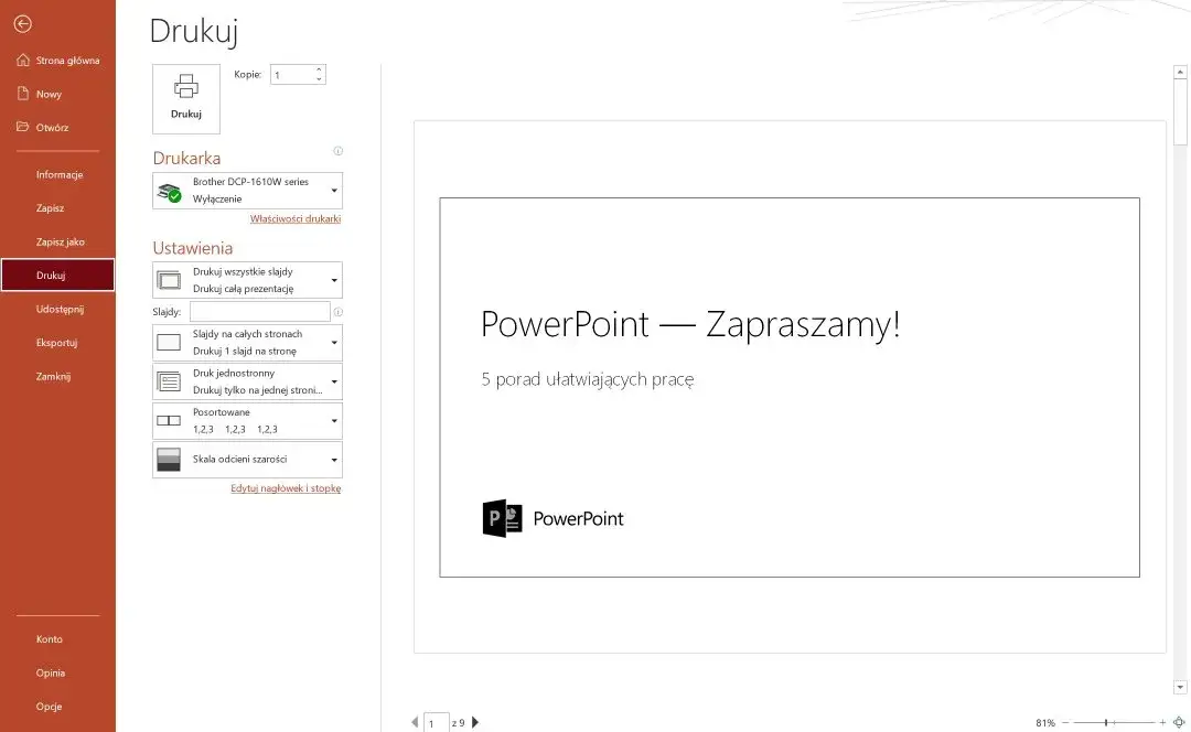 Zdjęcie Jak wydrukować prezentację PowerPoint: krok po kroku do perfekcyjnego druku