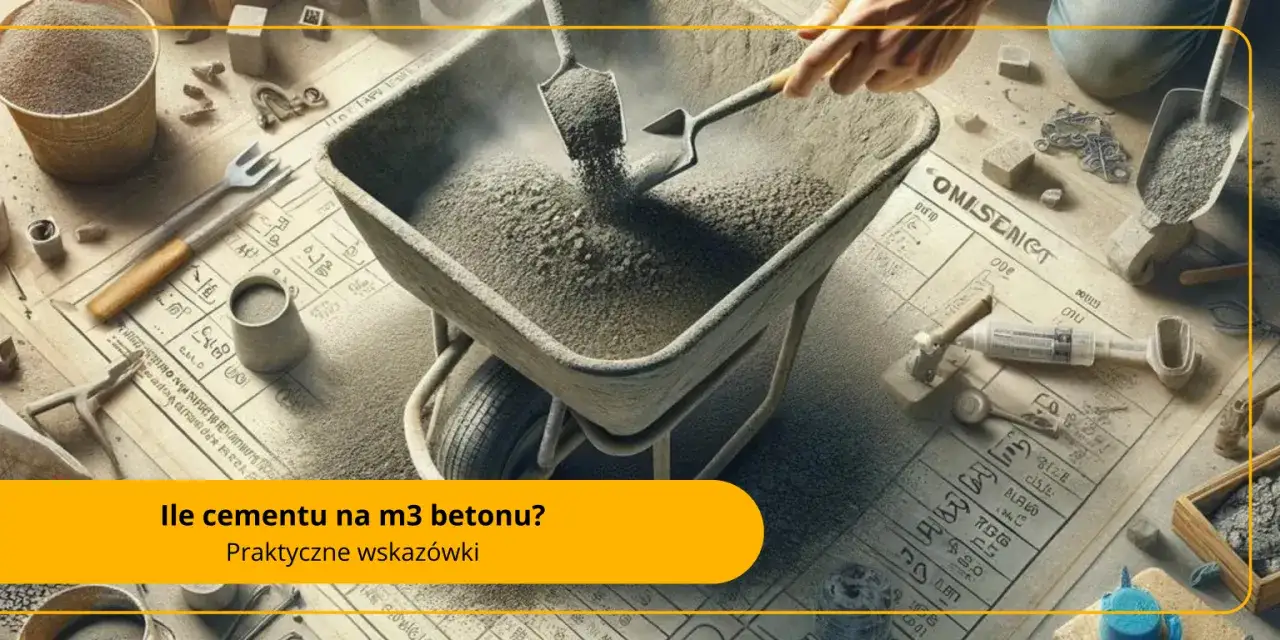 Zdjęcie Ile cementu na m3 betonu? Kluczowe informacje dla budowy