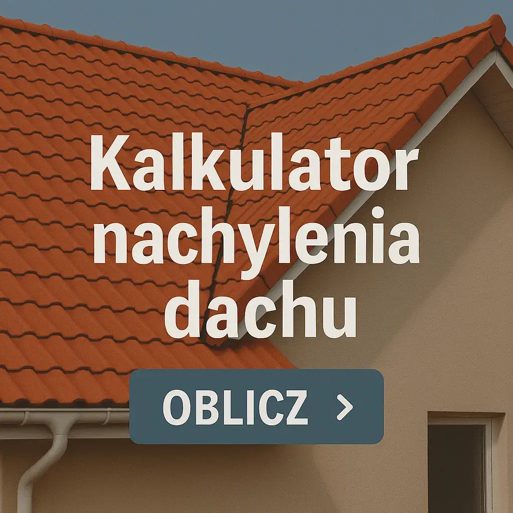 Zdjęcie Kalkulator ciesielski kąt nachylenia dachu tabela - oblicz łatwo i szybko
