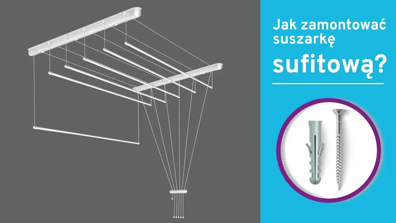 Zdjęcie Jak założyć sznurki do suszarki sufitowej - proste kroki i porady