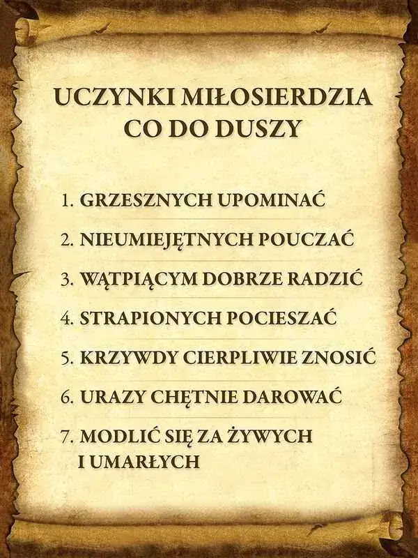 Zdjęcie 7 uczynków miłosiernych co do duszy: jak je praktykować i zmienić życie duchowe