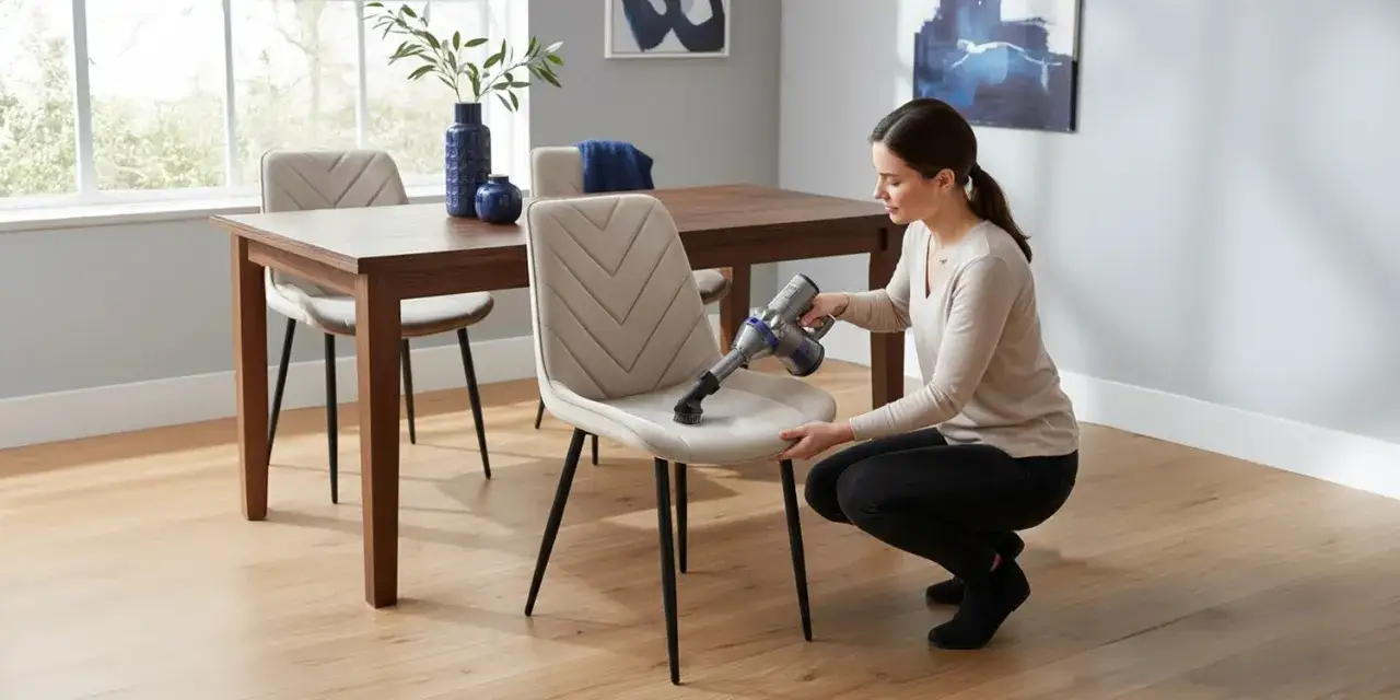 Zdjęcie Jak wyczyścić krzesło tapicerowane? Domowy poradnik krok po kroku