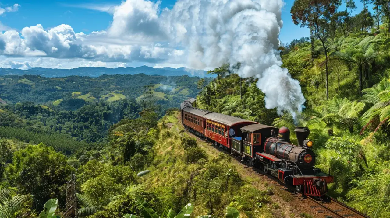 Zdjęcie Kolejka Wąskotorowa: Rozkład jazdy po malowniczych trasach