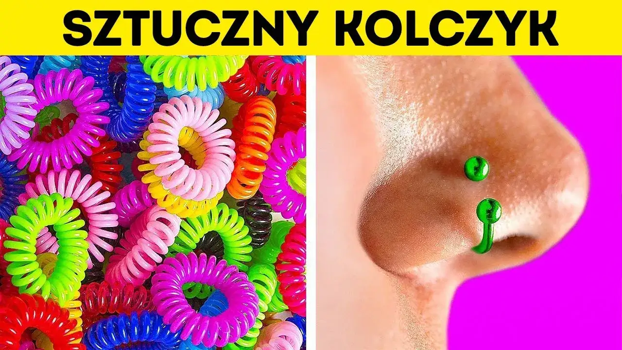 Zdjęcie Jak zrobić sztuczny kolczyk w nosie - łatwe sposoby na DIY kolczyki