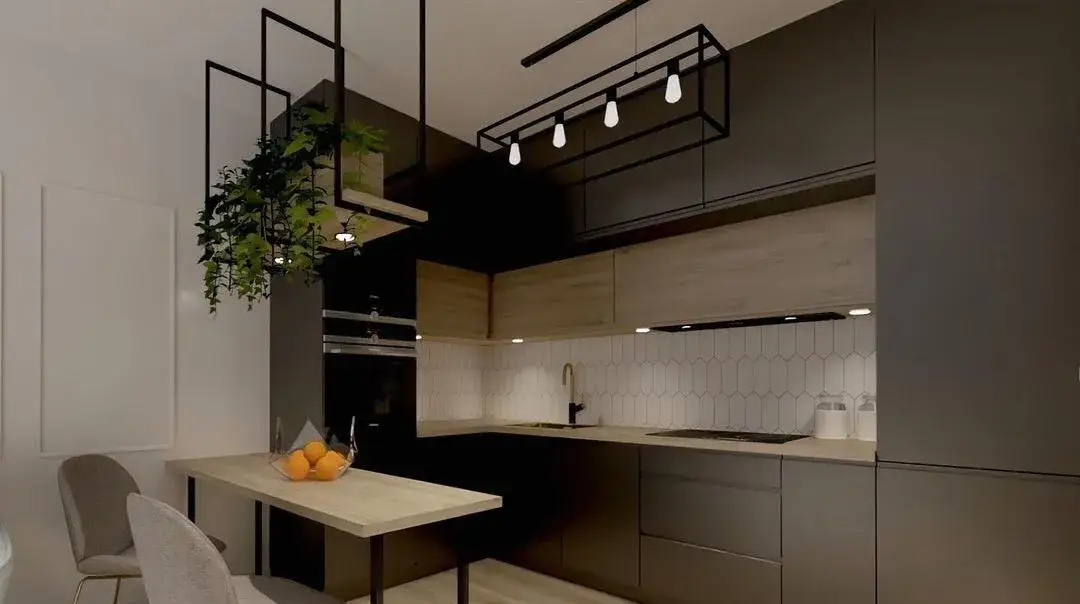 Zdjęcie Jakie płytki do szarych mebli kuchennych? Odkryj idealne połączenia