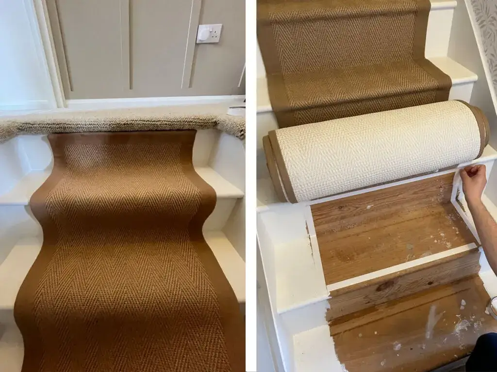 Zdjęcie Jak przymocować chodnik na schodach, aby uniknąć przesuwania i wypadków