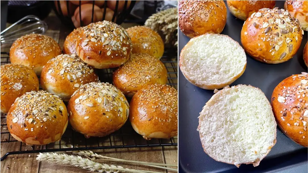 Zdjęcie Le pain &agrave; burger maison parfait ? Ma recette facile et ultra-moelleuse