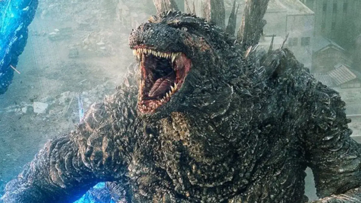 Zdjęcie Godzilla Minus One recenzja filmu Filmweb - Potwór rozpada się w pełnej mrocznego napięcia fabule