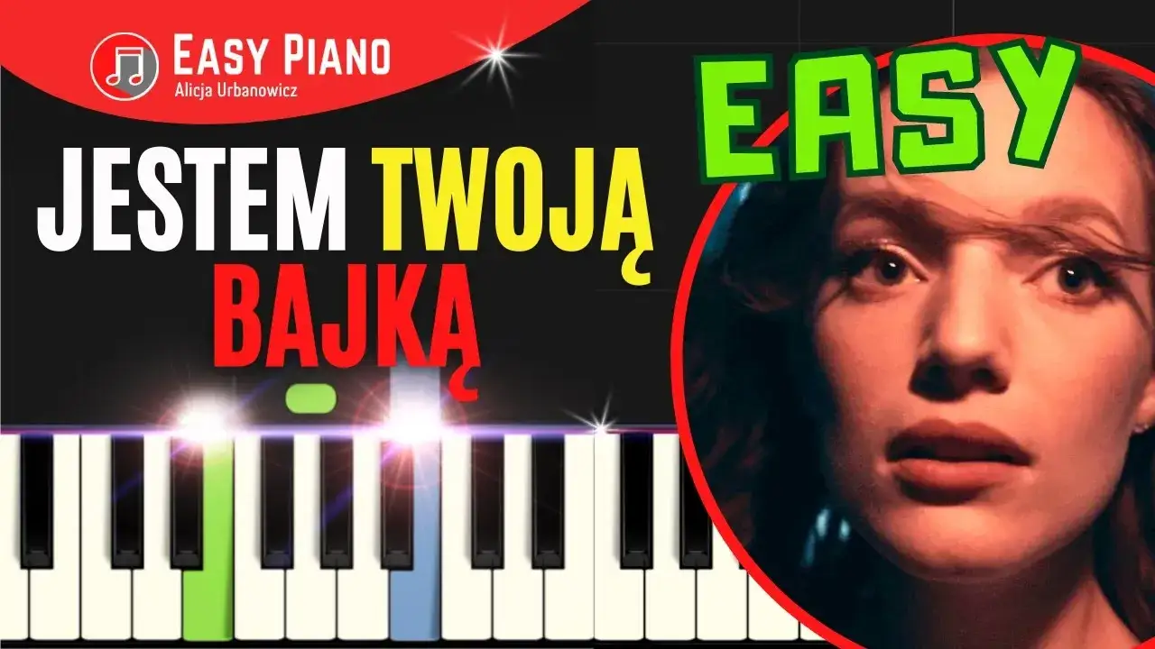 Zdjęcie Jak zagrać na pianinie jestem twoją bajką – prosty tutorial dla początkujących