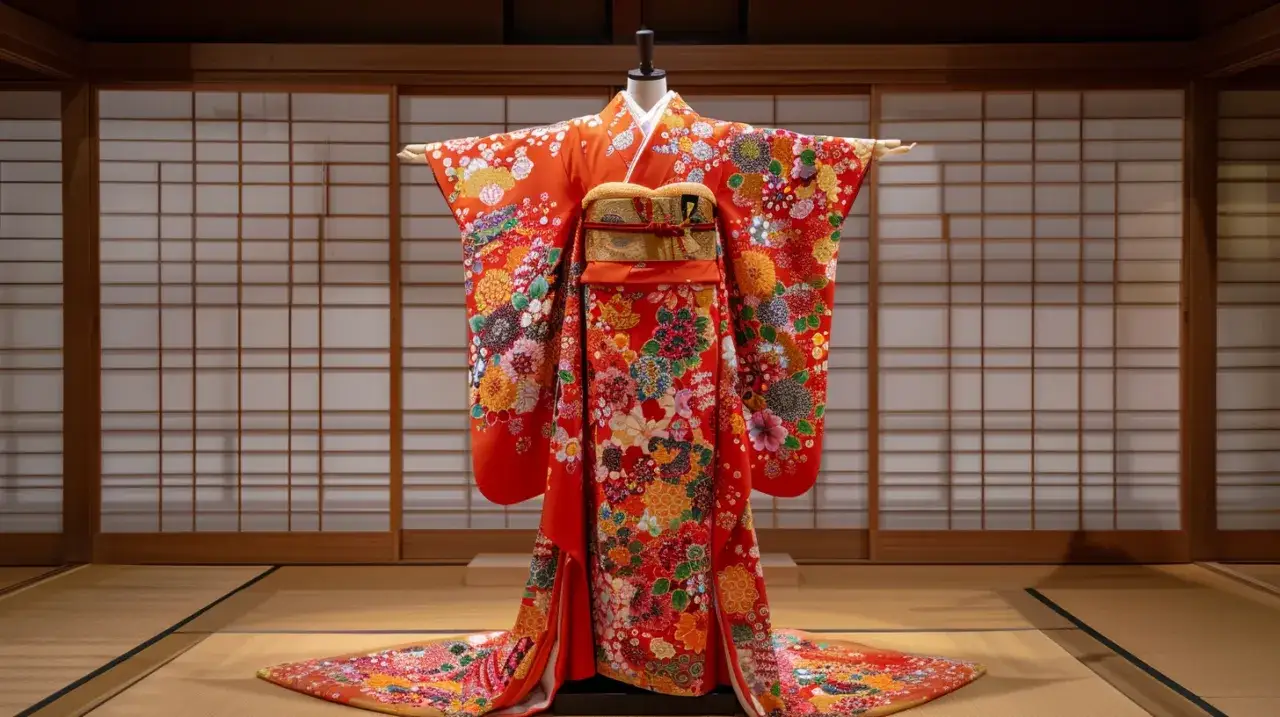 Zdjęcie Kimono sukienka - egzotyczna elegancja na różne specjalne okazje