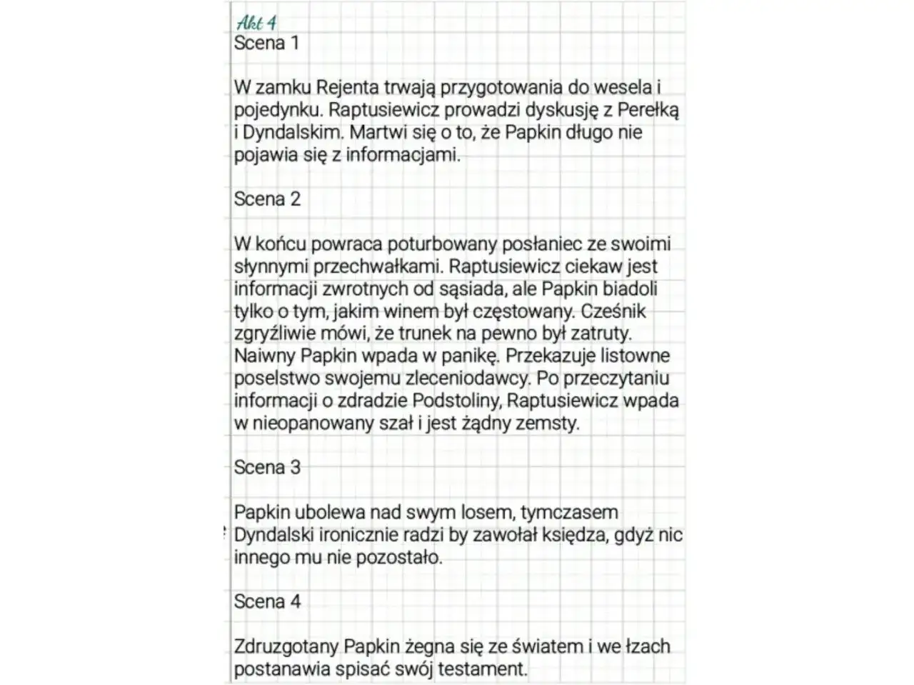 Zdjęcie Dlaczego Papkin pisze testament? Odkryj jego niepokojące motywy