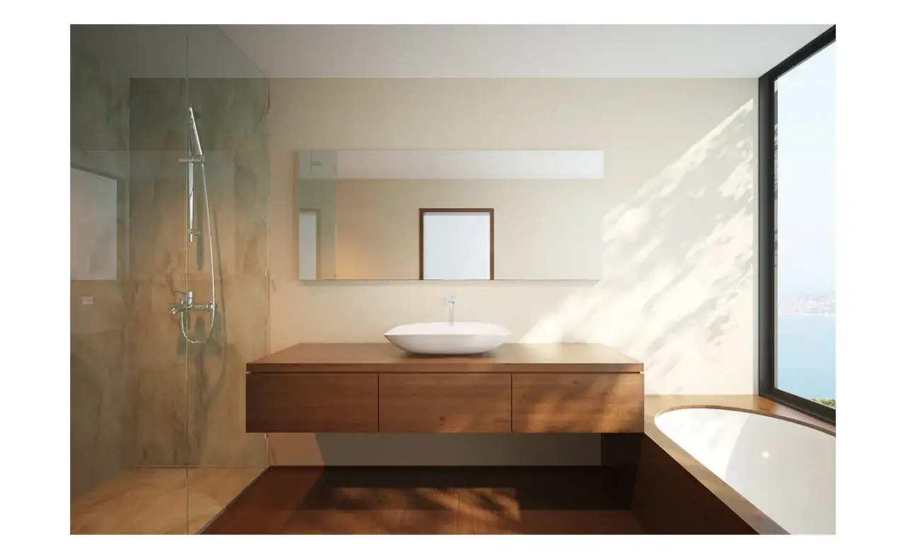 Zdjęcie Jak skutecznie zabezpieczyć blat drewniany w łazience: 5 sposobów