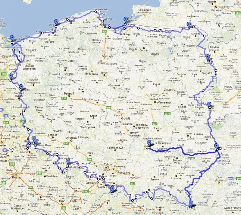Zdjęcie Trasa motocyklowa dookoła Polski: jak uniknąć najczęstszych błędów