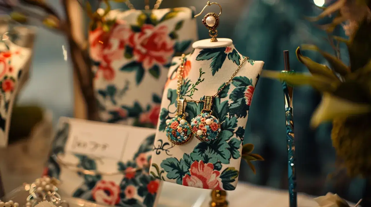 Zdjęcie Broszka kwiat z materiału: Niebanalna ozdoba do 60 zł. Gdzie kupić?