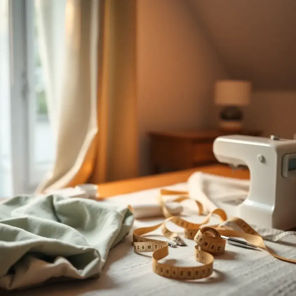 Zdjęcie Jak uszyć firankę na skośne okno - proste kroki i cenne wskazówki