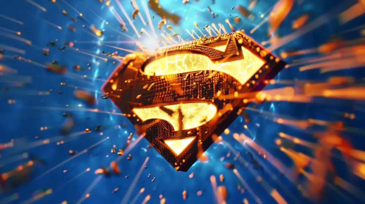 Zdjęcie Znak Supermana - symbol nadziei i mocy w historii komiksów.