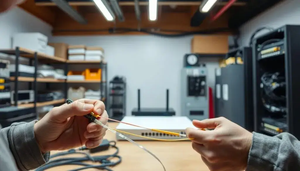 Zdjęcie Ile trwa montaż światłowodu w bloku? Sprawdź, co wpływa na czas instalacji