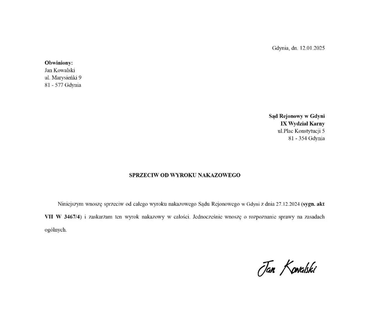Zdjęcie Jak skutecznie złożyć sprzeciw od wyroku nakazowego wykroczenia