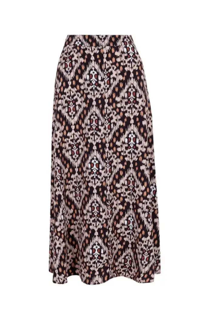 Zdjęcie Falda midi estampada Cortefiel: estilo y comodidad que enamoran