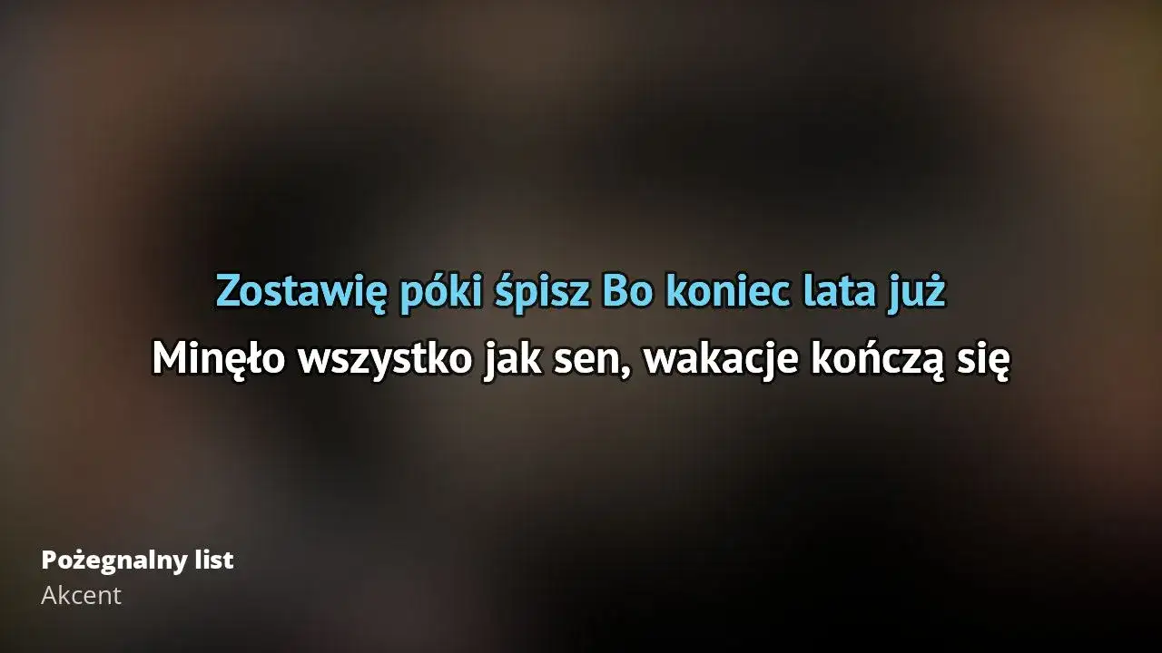 Zdjęcie Wakacje minęły jak sen kolorowy - tekst piosenki Ireneusza Jaremy
