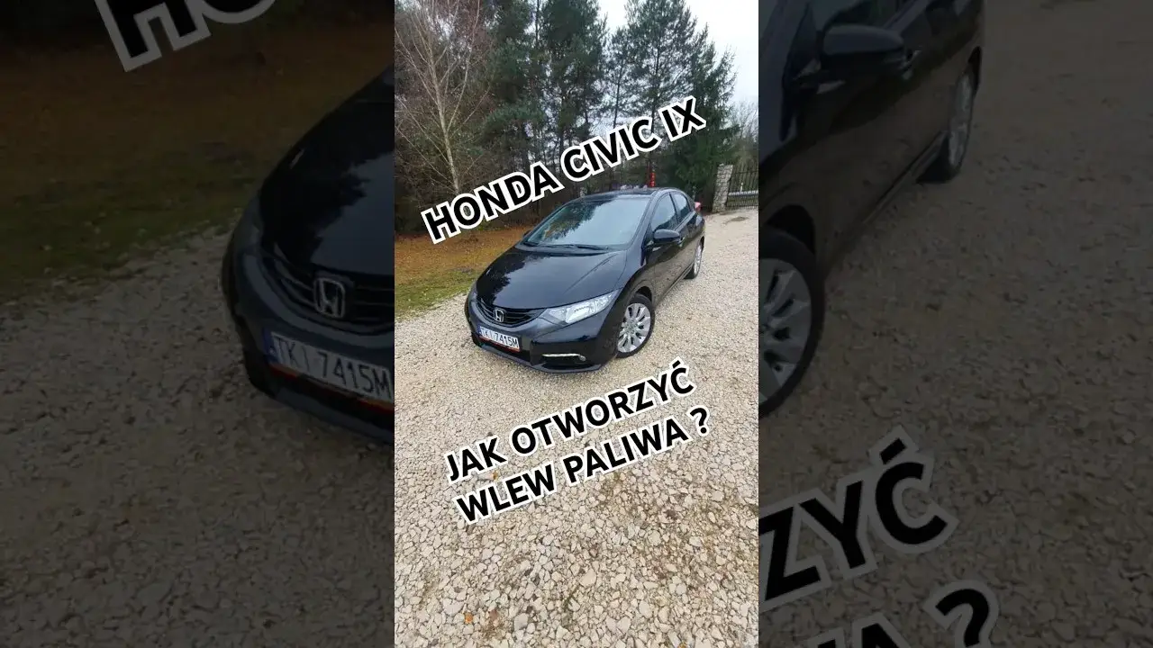 Zdjęcie Jak otworzyć wlew paliwa w Honda Civic - proste kroki i porady