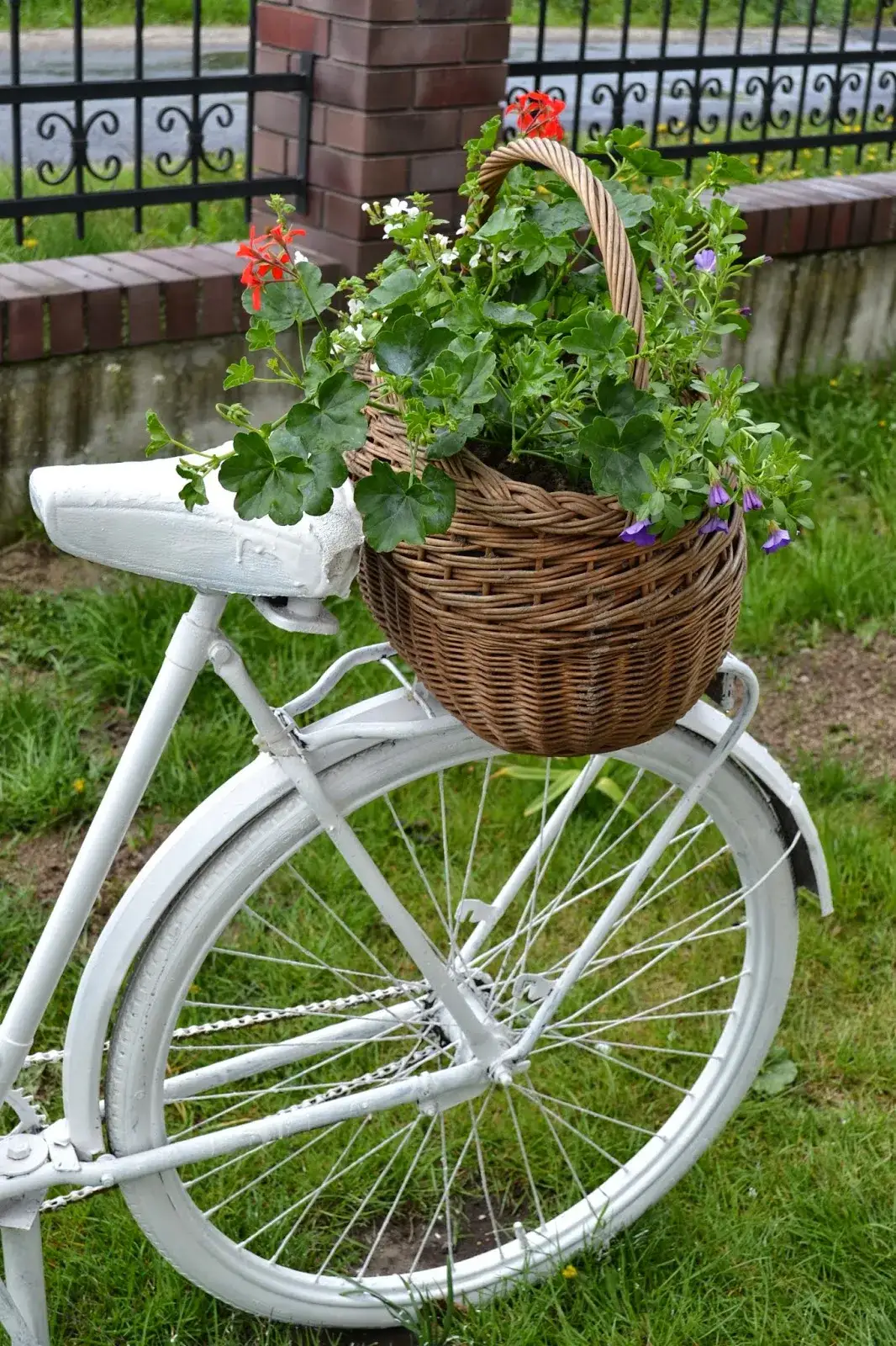 Zdjęcie Jak zrobić kwietnik z roweru: 8 prostych kroków DIY