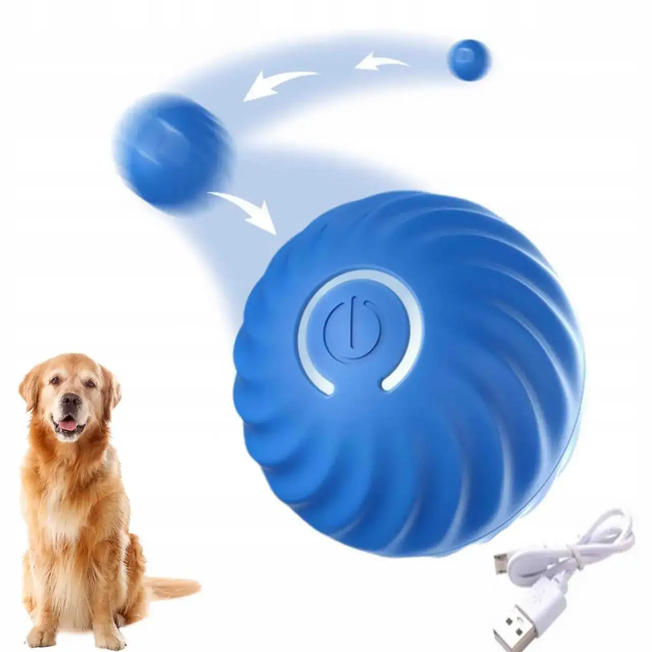 Zdjęcie Inteligentna uciekająca zabawka dla psa i kota – radość i ruch w zabawie