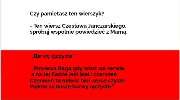 Zdjęcie Powiewa flaga wiersz - odkryj znaczenie i emocje w Barwach ojczystych