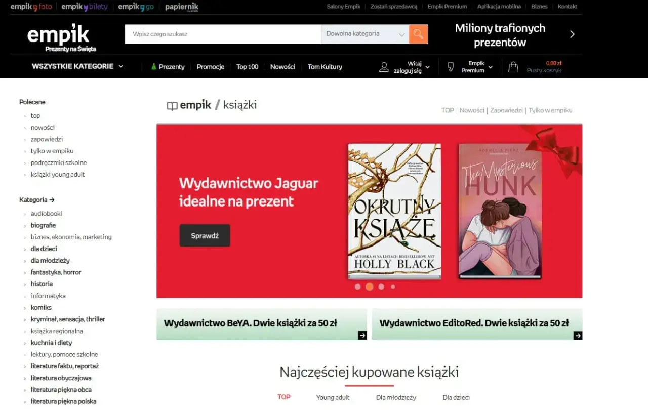 Zdjęcie Najlepsze witryny na książki - ranking księgarni internetowych w Polsce