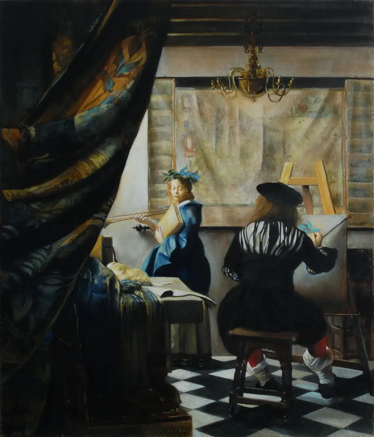 Zdjęcie Alegoria malarstwa Vermeera: tajemnice symboliki i znaczenia