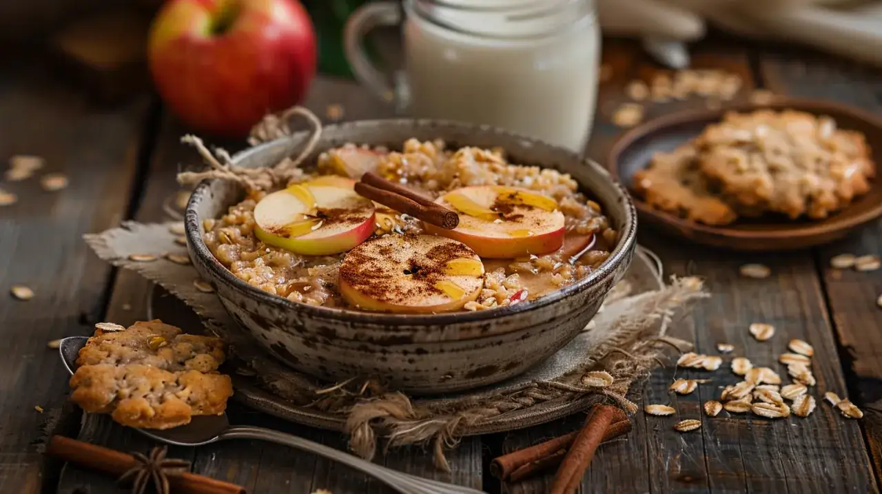 Zdjęcie Pieczona owsianka z jabłkiem: Łatwe śniadanie w 5 minut dla zabieganych